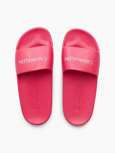 Calvin Klein Cipők HU180060 | Calvin Klein Logo Lány Papucs Rózsaszín